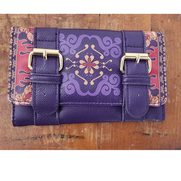 Disney Loungefly Aladdin Magic Carpet‎ Wallet Wristlet - Picture 1 of 5
